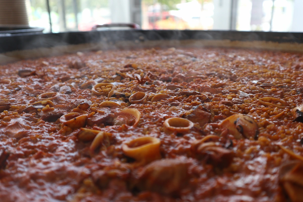 arroz echando humo arroz echando humo